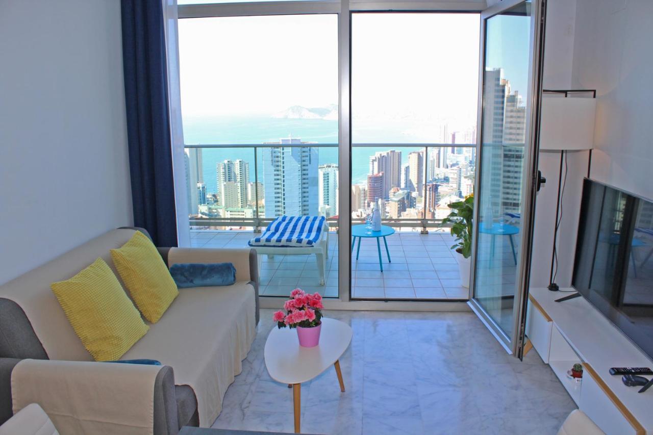Skyline 20 Apartamento De Lujo Con Terraza Privada Y Vistas Al Mar Benidorm Bagian luar foto