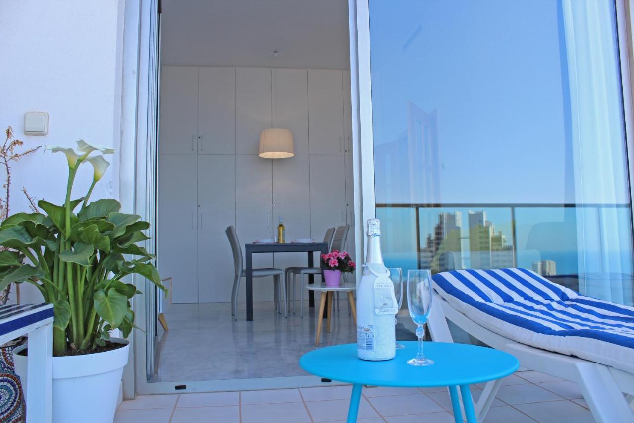 Skyline 20 Apartamento De Lujo Con Terraza Privada Y Vistas Al Mar Benidorm Bagian luar foto