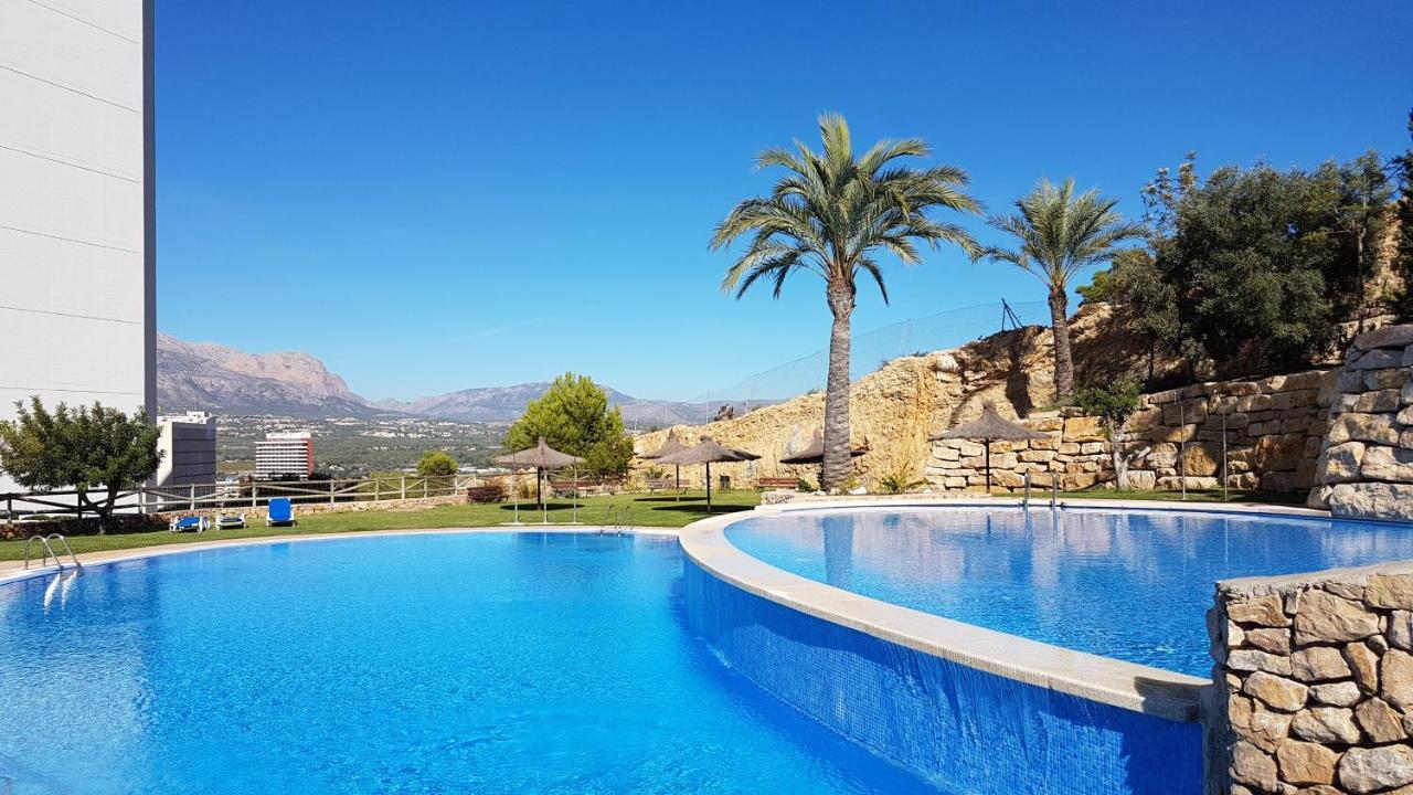 Skyline 20 Apartamento De Lujo Con Terraza Privada Y Vistas Al Mar Benidorm Bagian luar foto
