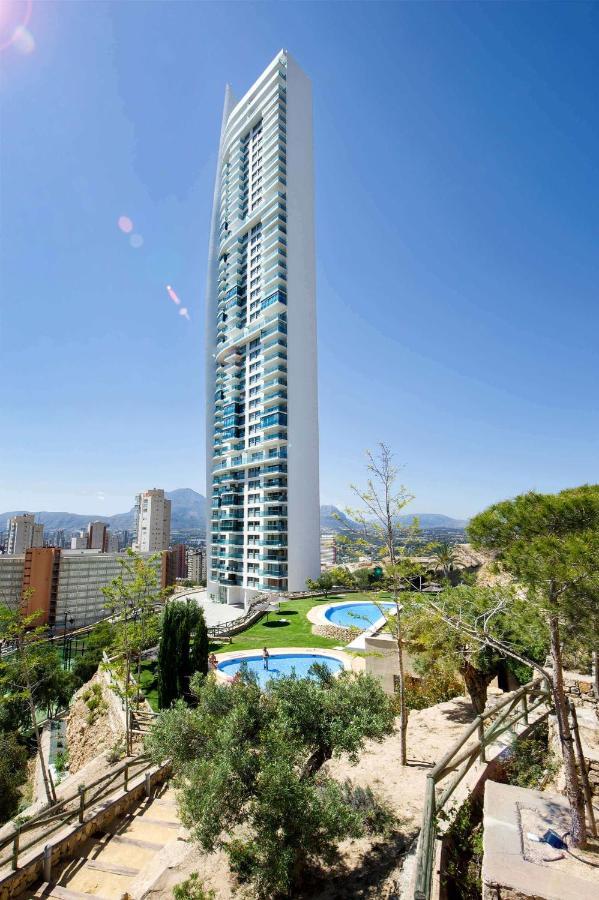 Skyline 20 Apartamento De Lujo Con Terraza Privada Y Vistas Al Mar Benidorm Bagian luar foto