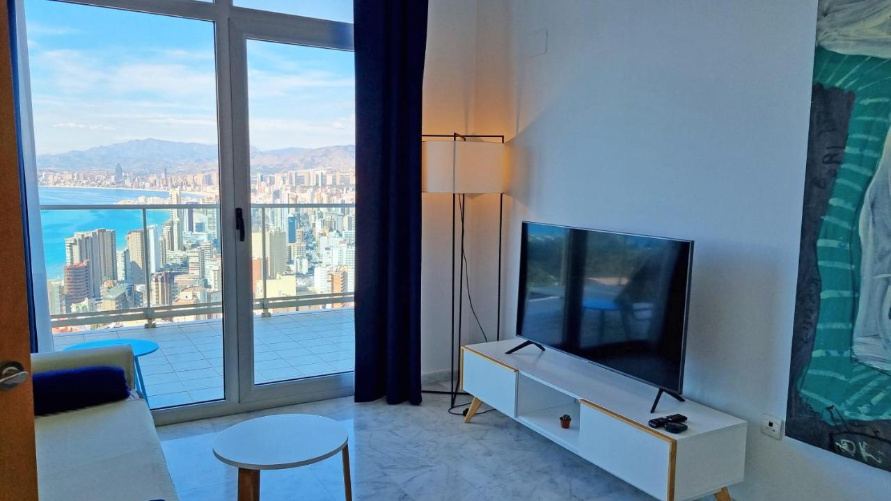 Skyline 20 Apartamento De Lujo Con Terraza Privada Y Vistas Al Mar Benidorm Bagian luar foto